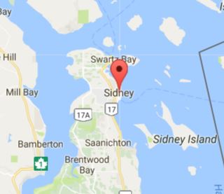 Sidney BC Google Map